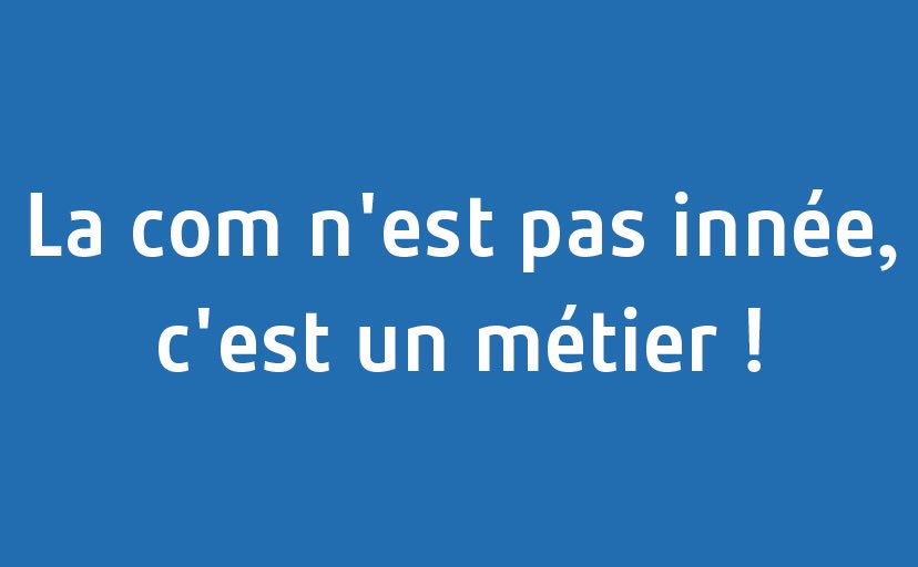 fredfougerat's tweet photo. Les #DirCom ont un devoir de pédagogie pour expliquer que la #communication : C'EST UN MÉTIER !
Via @Strategies 
➡https://t.co/LXKOzoUK3X https://t.co/a8s8gdXemd