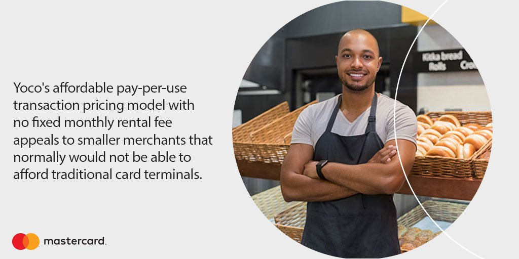MastercardMENA's tweet photo. Since launching in 2015, @Yoco_ZA has grown its base to over 14500 merchants &amp; is now adding over 1200 new merchants every month #YocoGrowth https://t.co/wZQ1ozcWPv