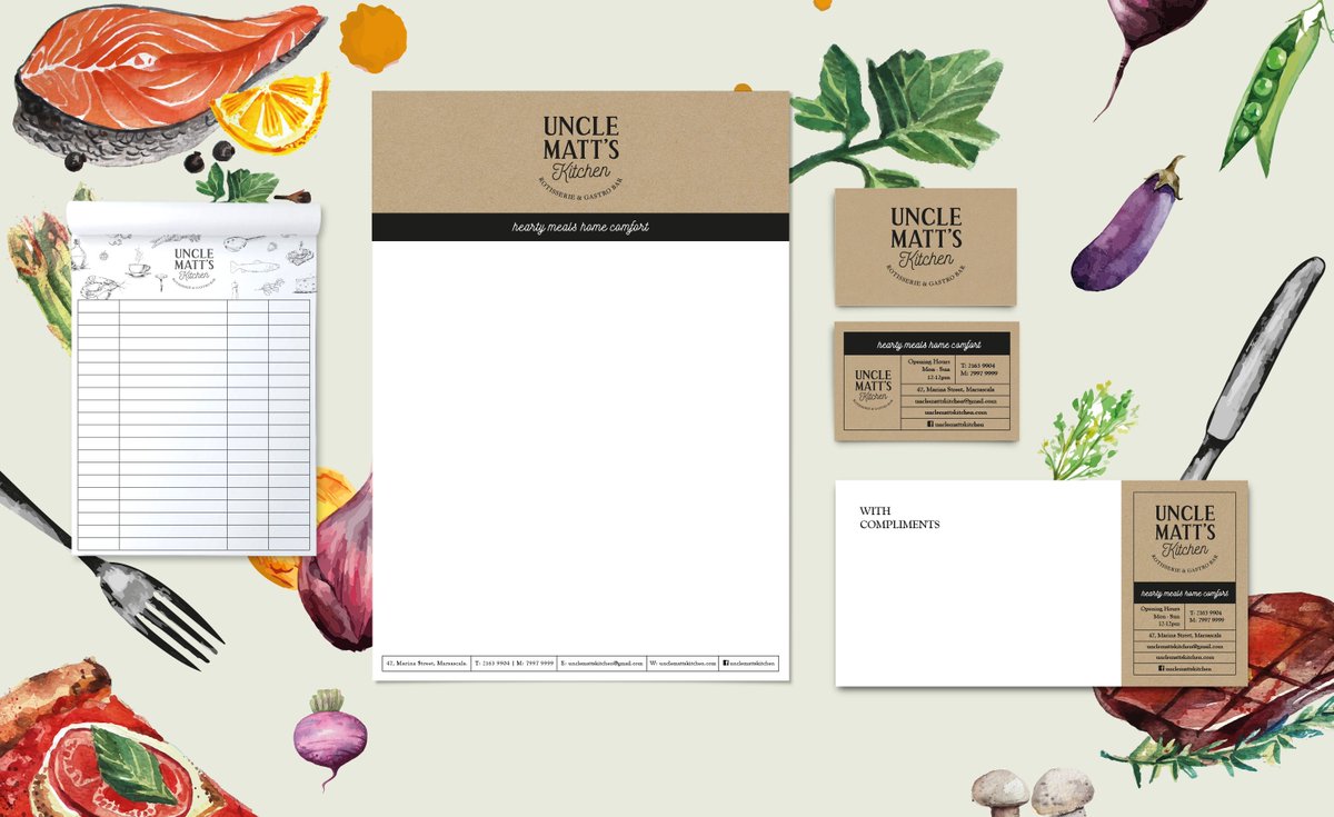 dnadesignworks's tweet photo. Uncle Matt's is a restaurant that offers comfort hearty food. The brief was to go rustic with a nice modern twist! #branding #logixcreative https://t.co/Qoic44Ct3A