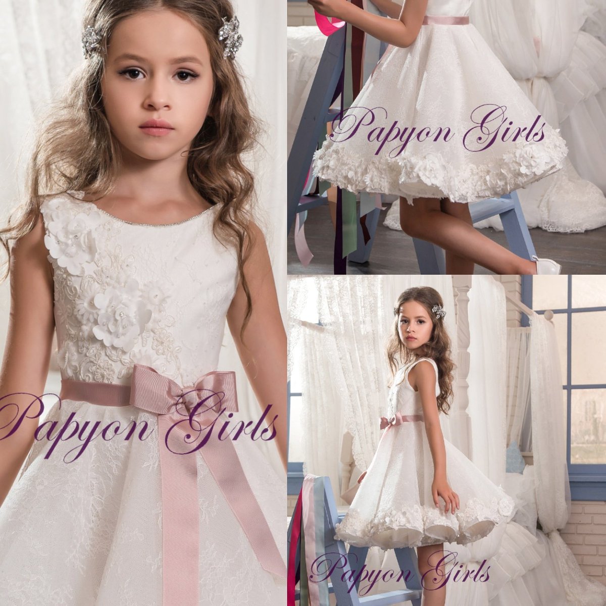 PapyonGirls's tweet photo. #princessdress #specialocasion #minibride #fashion #bride #bridal #princesdresses #flowergirl #flowergirldress #weddingdress #weddingideas https://t.co/a6rZWh0Kto