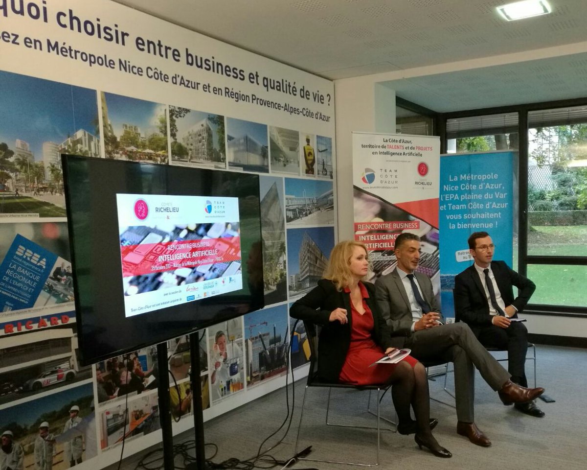 comiterichelieu's tweet image. Rencontres business #IntelligenceArtificielle c&apos;est ce matin ! @TeamCotedAzur @HuaweiFr @IBMWatson @Qwant_FR @Mediawen