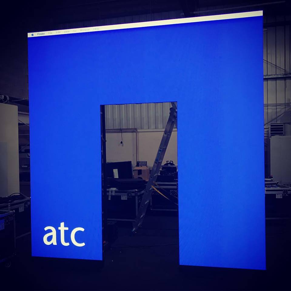 atcommunication's tweet photo. Having a play with our @unilumingroup 2.6mm LED! #eventprofs #avhire #audiovisual #atc #LEDWall https://t.co/zKxJwWtXZc https://t.co/ScwIjxshqg