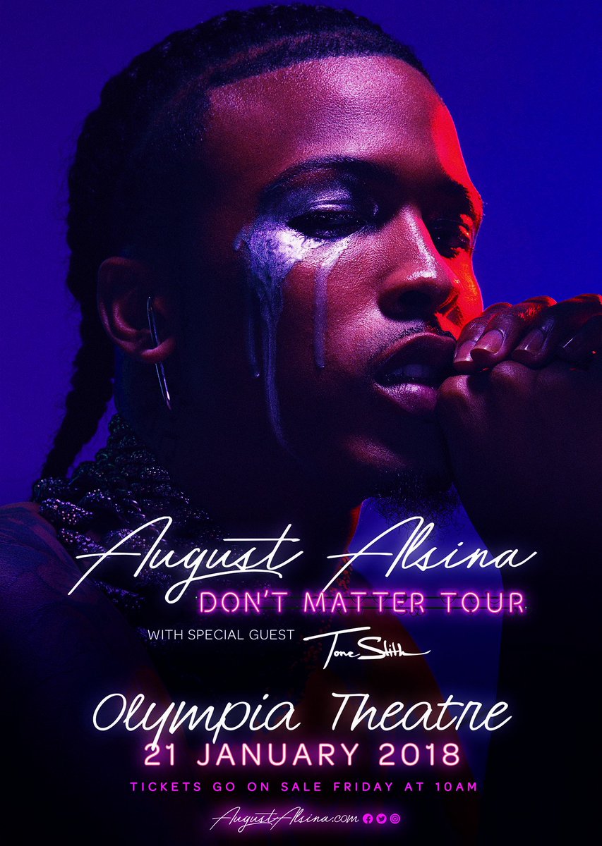 Step to Neffews <a href="/AugustAlsina/">August Alsina</a> &amp; <a href="/ToneStith/">TONESTITH</a> are coming to <a href="/olympiatheatre/">@olympiatheatre</a> <a href="/frankjez/">frank steven</a> @DJAHMEDIRELAND <a href="/spin1038/">SPIN 1038</a> <a href="/hotpress/">Hot Press</a> <a href="/hremg/">HOTT Records Ent.</a>