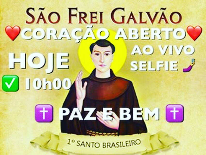 pemarcelorossi's tweet photo. HOJE É DIA DE 😇 😇 FREI GALVÃO 😇😇
Amados❤️CORAÇÃO ABERTO ESPECIAL❤️🚨CAUSAS URGENTES,DESESPERADORAS E PERDIDAS🚨 Compartilhemos juntos!!! https://t.co/L7NNiiTX25