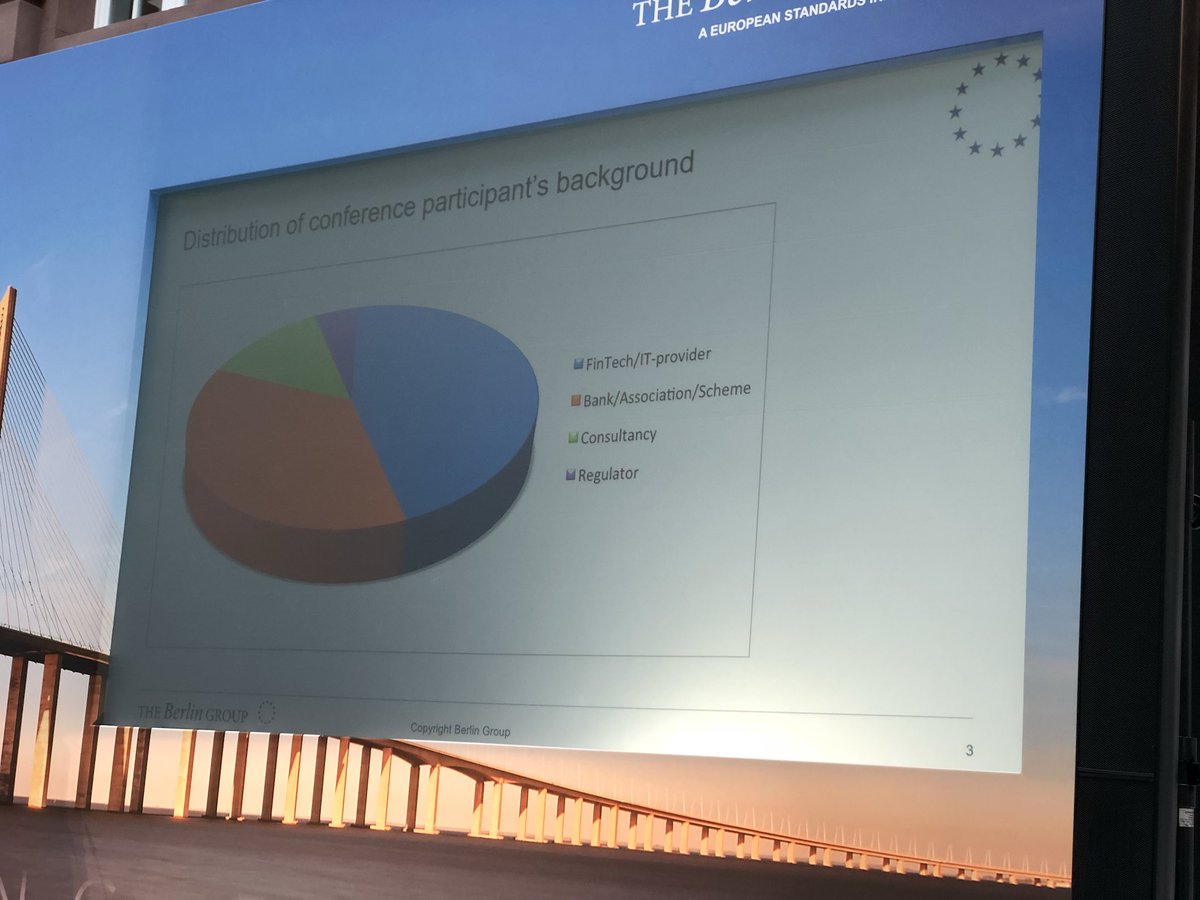 kig_de's tweet photo. Wijnand Machielse von der Berlin Group - Verteilung der Teilnehmer, viele #Fintech Vertreter #NextGenPSD2 https://t.co/nMOR6J75sx