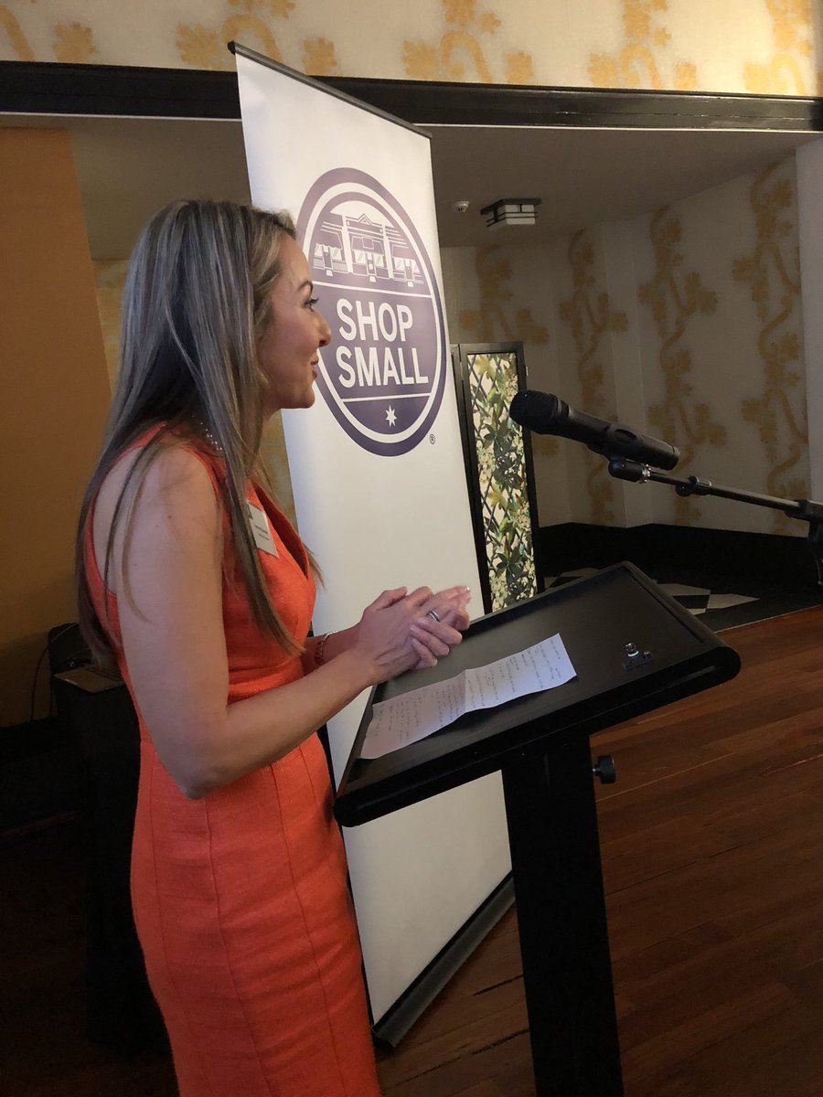 The head of <a href="/AmexAU/">Amex Australia</a> talking about the fabulous activity called #Shopsmallau thanks Katrina!