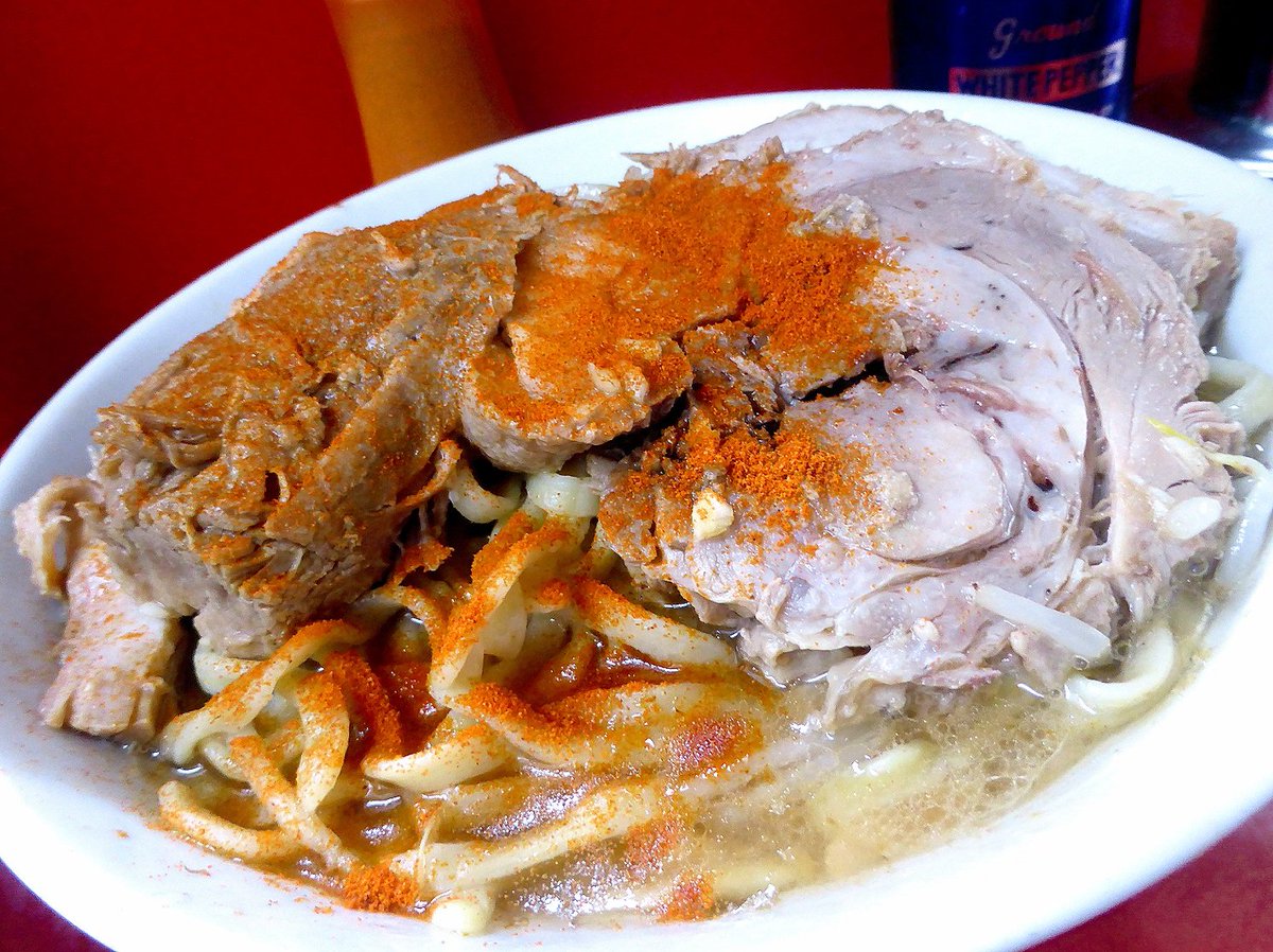 ট ইট র ニャンダフル 130 ラーメン二郎 松戸駅前店 大ラーメン nmmymm しっかりした噛みごたえの麺 ちょっぴりオイリー気味のしょっぱスープ そして 拳王ことラオウの愛馬 黒王号 の蹄を連想させるドデカブタの群れとカエンの舞 今日も ট ইট র ニャンダフル 130 ラーメン二郎 松戸駅前店 大ラーメン nmmymm しっかりした噛みごたえの麺 ちょっぴりオイリー気味のしょっぱスープ そして 拳王ことラオウの愛馬 黒王号 の蹄を連想させるドデカブタの群れとカエンの舞 今日も