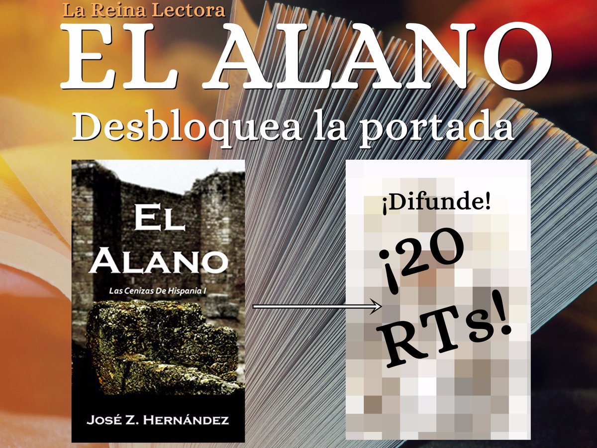 Fransy13's tweet photo. Ayúdame a desbloquear la nueva portada de El Alano @josezoilohdez 
@reinalectora con un RT
Compra aquí : https://t.co/EAC6cMapP4 https://t.co/YbYgWg8OmD