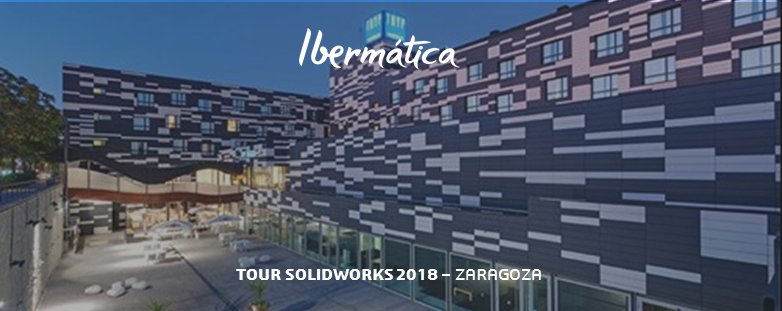 ibernova_esp's tweet photo. Mañana tenemos una cita pendiente en la 4º parada del #IberTOURSW18 en #Zaragoza, ¡No te lo pierdas!
#SOLIDWORKS
https://t.co/z4IdVuwEWz https://t.co/X1UMdmDWMO
