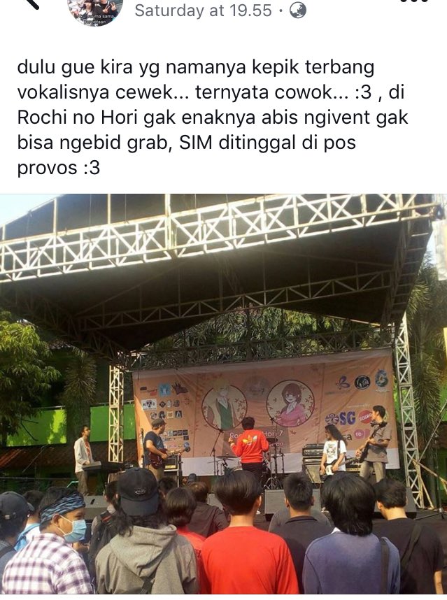 Maaf sudah buat kamu kecewa mz 😂