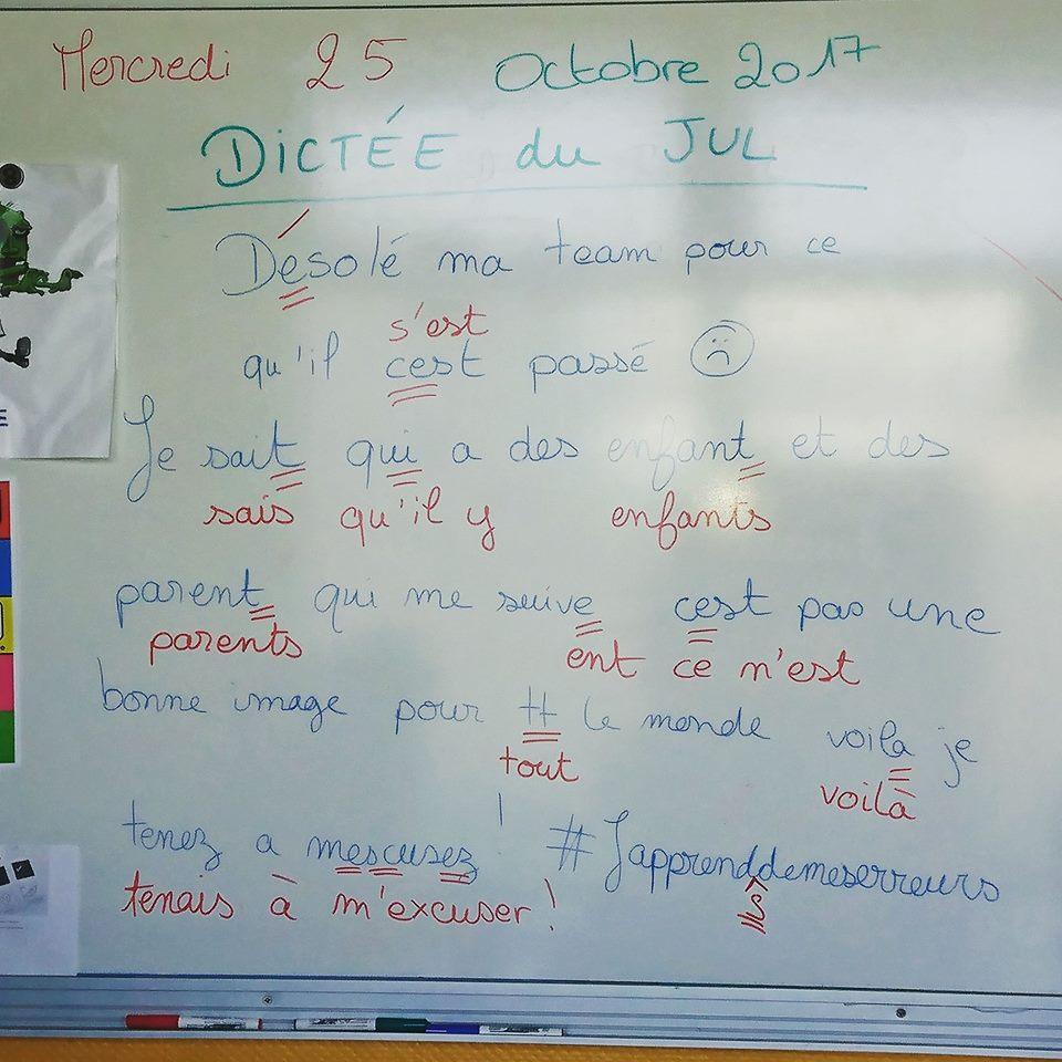 cbainier's tweet photo. Autant que le post d'excuses de Jul serve dans les classes. https://t.co/rUIFYP9fwr