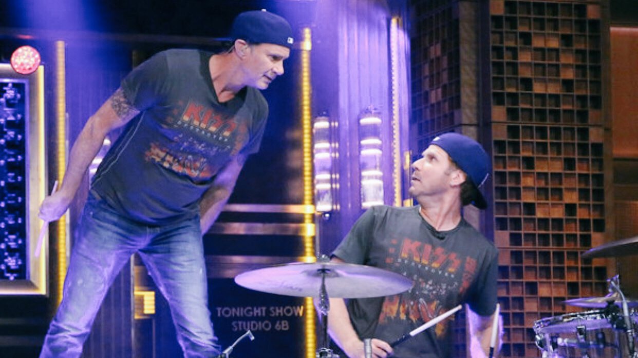 Happy birthday Chad Smith. Who remembers that famous drum off with Will Ferrell?  