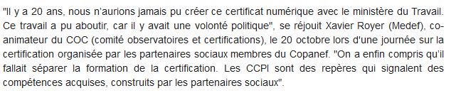 AEFsocial_RH's tweet photo. Le @copanef et le @Minist_Travail vont lancer d’ici début 2018 un certificat interbranches sur le numérique #certif2017 https://t.co/DHIRf6jS9W