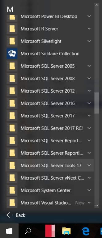 SQLDragon1's tweet image. Today feels like a backwards step just had to install SQL Server 2005 especially when 2017 is in the same list :)