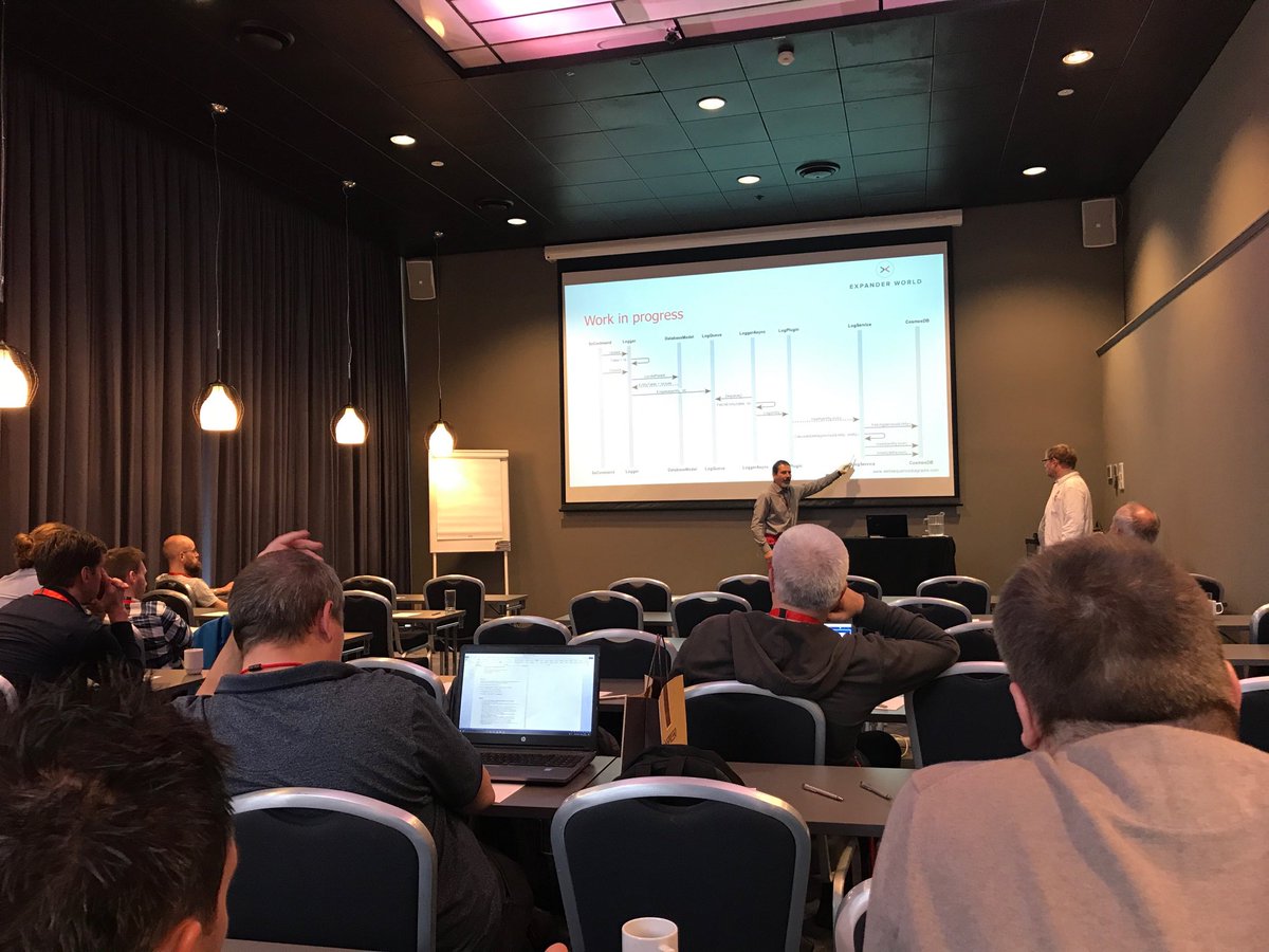 CathrineM's tweet photo. GDPR and APIs explained and discussed at #expwld https://t.co/fWjLifcaqn