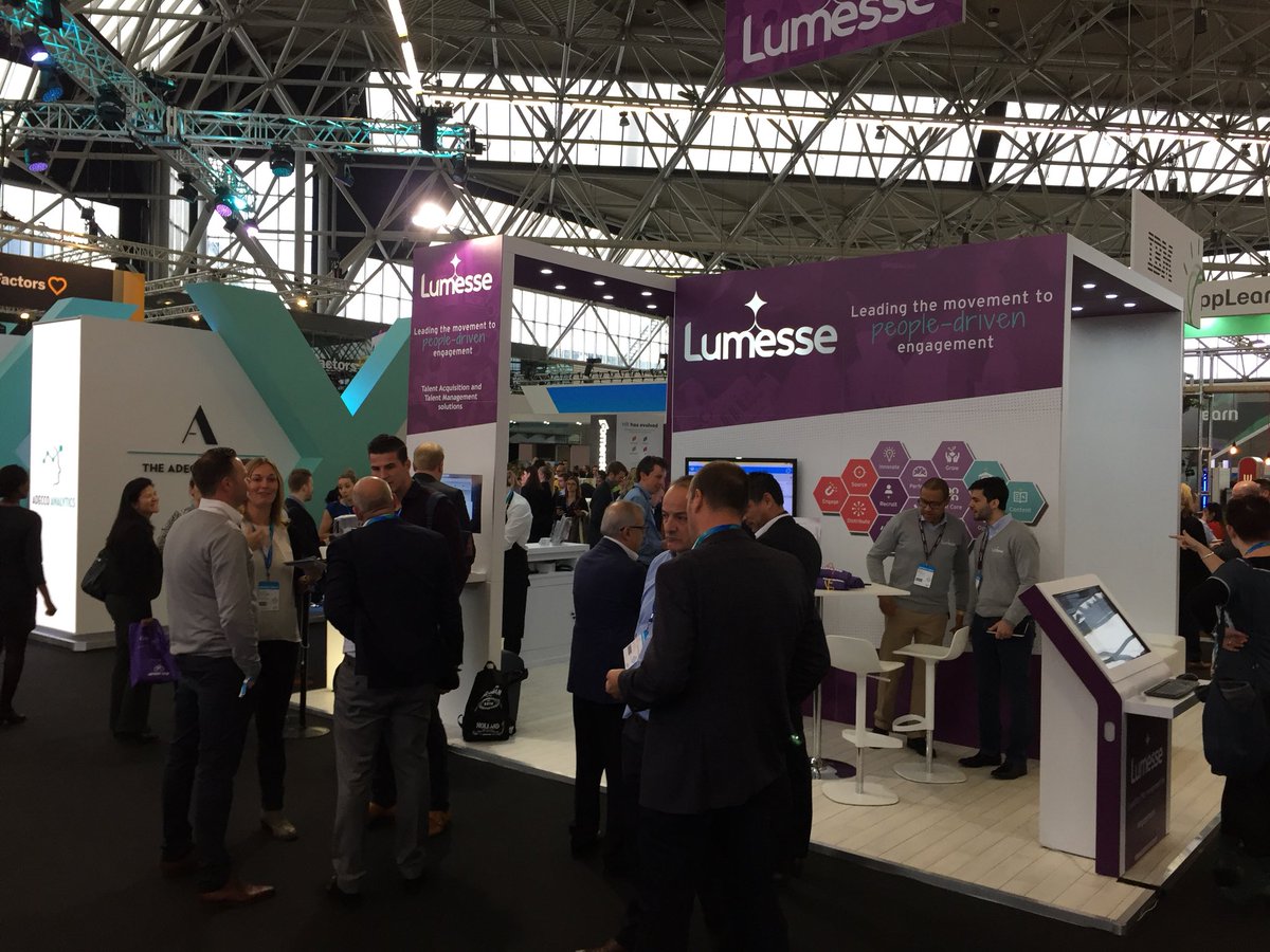 Charlas_H's tweet photo. Crowed at the @Lumesse stand here at the #HRTechWorld! https://t.co/TXsGQ7zZV1
