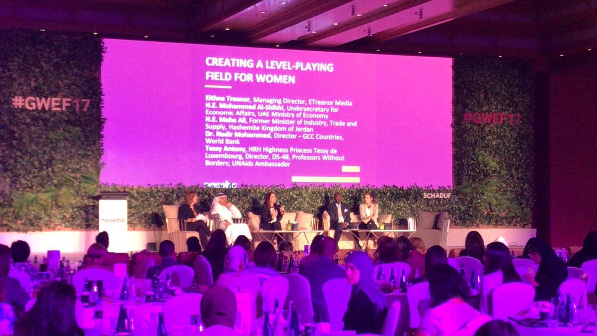 AboutHerOFCL's tweet photo. Trailblazers meet in Dubai for the 19th Global WIL Economic Forum to discuss diversity as the driving force of our collective future.#GWEF17 https://t.co/LnWCbBeNEH
