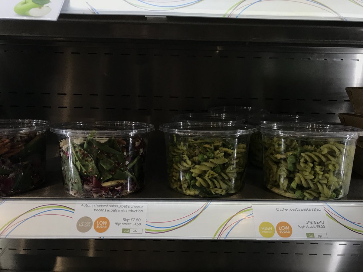 GatherLeedsDock's tweet photo. For everyone asking about the new chicken pesto salad we had out last week, they’re back on the shelf! https://t.co/EV9oSresIj