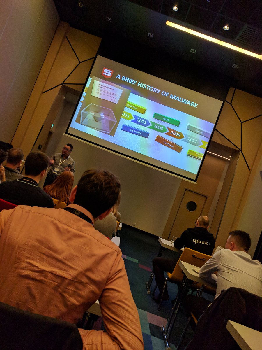 DND_BH's tweet photo. Chris Dale om malware! #siksym17 https://t.co/uqtlhXFpfJ