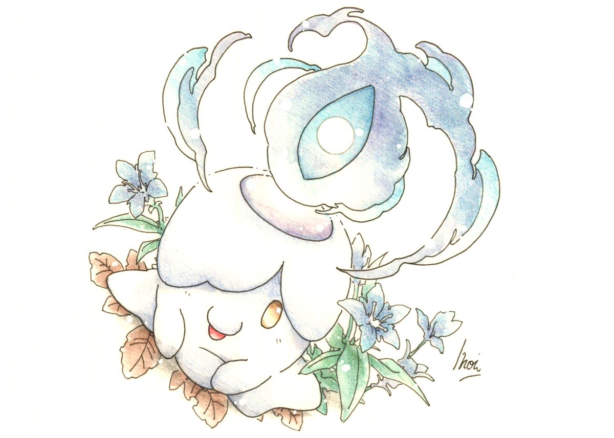 Inori Twitterissa 今日のポケモン図鑑 ｎｏ ５８２ ヒトモシの たたりめ リンドウの花言葉 悲しんでいるあなたを愛する