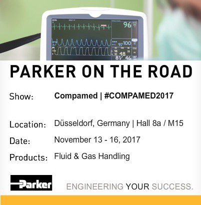 ParkerHannifin's tweet photo. Get your free ticket to #COMPAMED2017 now: https://t.co/rP1dZ42SuG #LifeSciences #Capnography https://t.co/ujRgWzCEGI