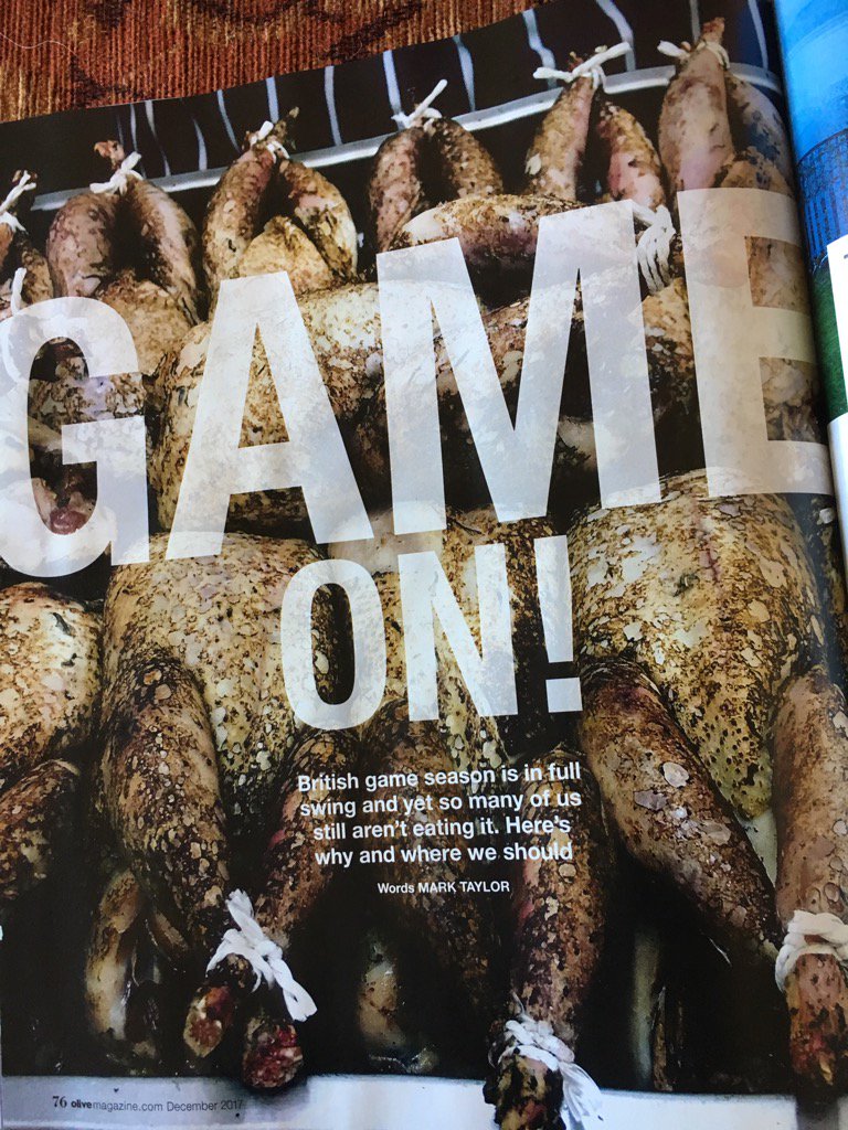 Check out my 6-page game feature in new <a href="/olivemagazine/">olive magazine</a> out now inc. <a href="/ThreeChimneys1/">Three Chimneys</a> <a href="/ChurchillArms15/">TheChurchillArms</a> @wiswellchef