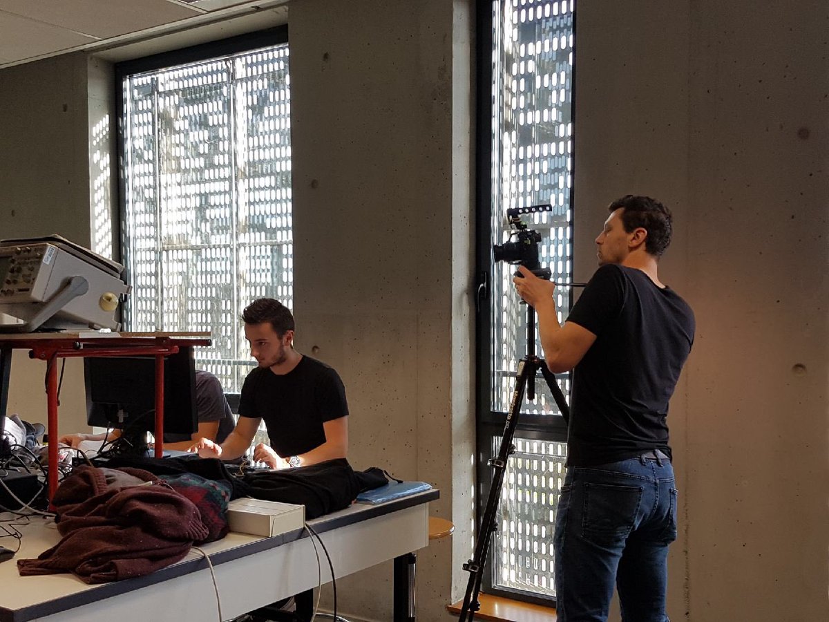 TelecomStE's tweet photo. Journée de tournage à @TelecomStE avec @SebastienLardon ! 🎬🎥 https://t.co/16n8hgwoIc