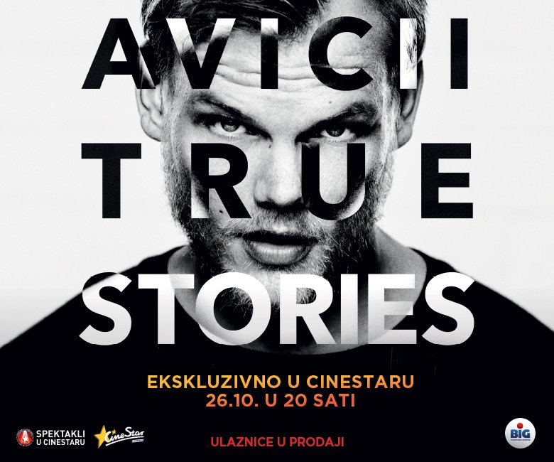 BigCenters's tweet photo. Fanove ovog mladog muzičkog producenta zanima priča iza njegovog planetarnog uspeha. Avicii: True Stories. Više na: https://t.co/hAa4Ue5SQ4 https://t.co/lpEjVmYi6e