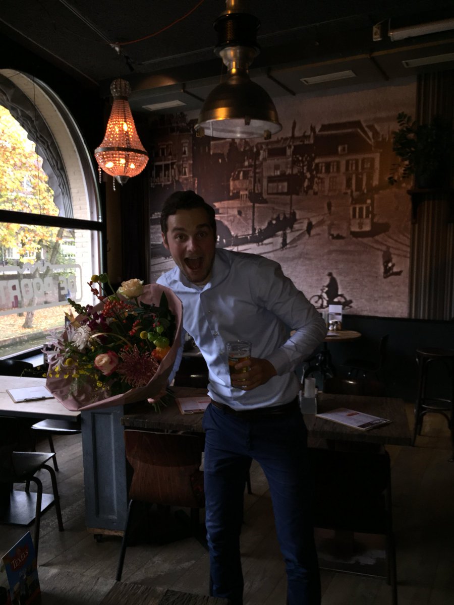 Onze <a href="/BramvanPelt/">Bram van Pelt</a> heeft zijn reis voltooid. Het sport en bedrijfsleven heeft er weer een enthousiaste professional bij! #Bramicaal #master