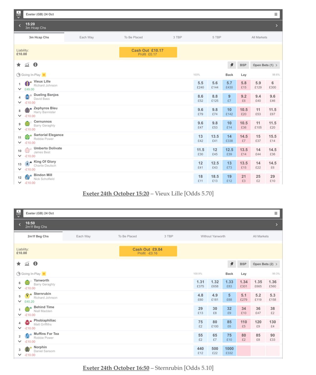 checkatipster's tweet image. Project Profit - Make an Income from a Tipster Portfolio - Update for 24/10/17 - bit.ly/2gHVb0O  #Tipster #Review #Profit