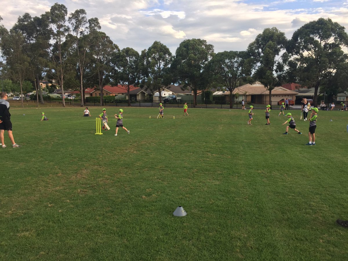 JakeBalnave's tweet photo. Great first #MILO #T20Blast session for @Gpcricket at Blue Hills thanks to @AndyMeikle9 for showing the kids and parents the ropes 🏏 #PJCA https://t.co/nz261aWk5f