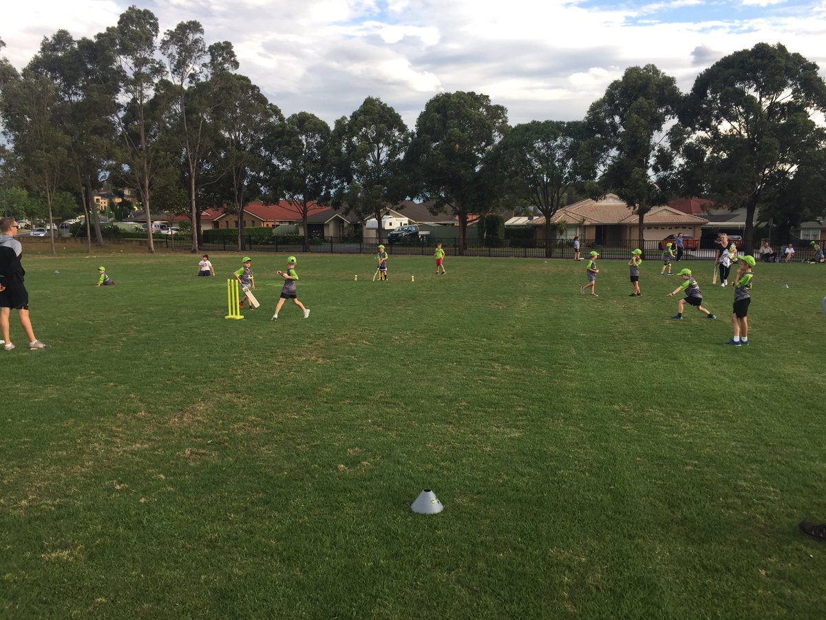 JakeBalnave's tweet photo. Great first #MILO #T20Blast session for @Gpcricket at Blue Hills thanks to @AndyMeikle9 for showing the kids and parents the ropes 🏏 #PJCA https://t.co/nz261aWk5f
