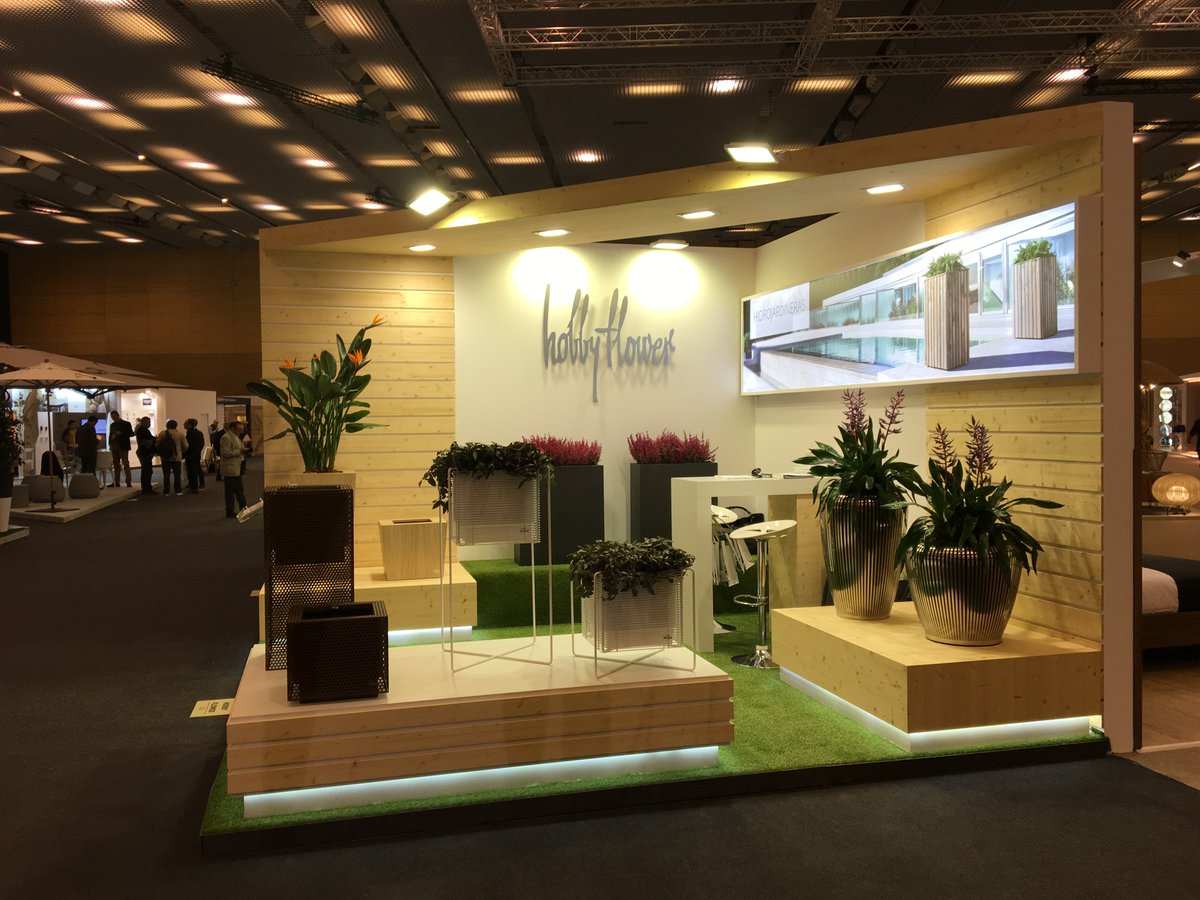 HobbyFlower's tweet photo. ¡Ya nos encontramos en @InteriHOTEL #Barcelona! Os esperamos en el stand C28 hasta el próximo viernes! / Hurry up and visit us in stand C28! https://t.co/RuEptHEugS