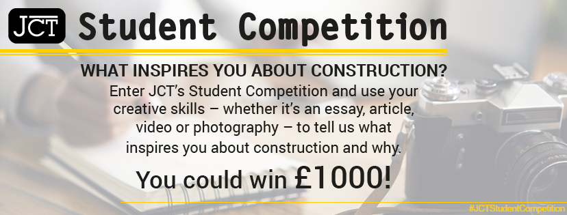 ypoprocurement's tweet photo. Our friends at @JCTContracts have launched their annual #JCTStudentCompetition! #Students enter now for your chance to win £1000: https://t.co/bEopO1bUkR #competition https://t.co/ldgOCYSsB0