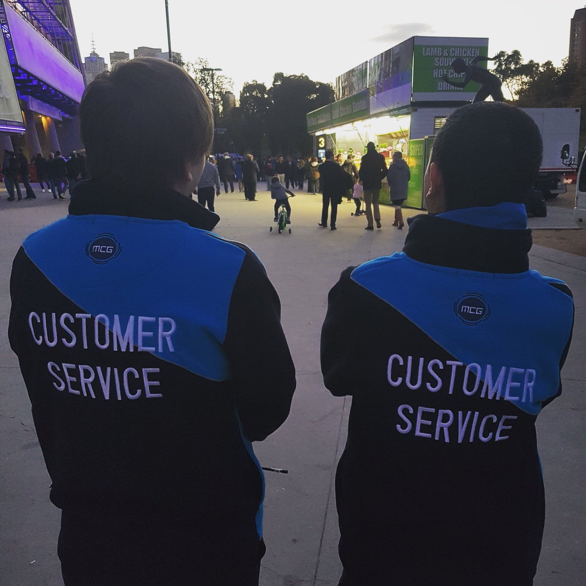 MCG's tweet photo. The MCC’s CARE program at the MCG has been named project of the year at the Australian Service Excellence Awards. 👊🏼
#ASEA #CSIA2017 https://t.co/EqPOfNNZMD
