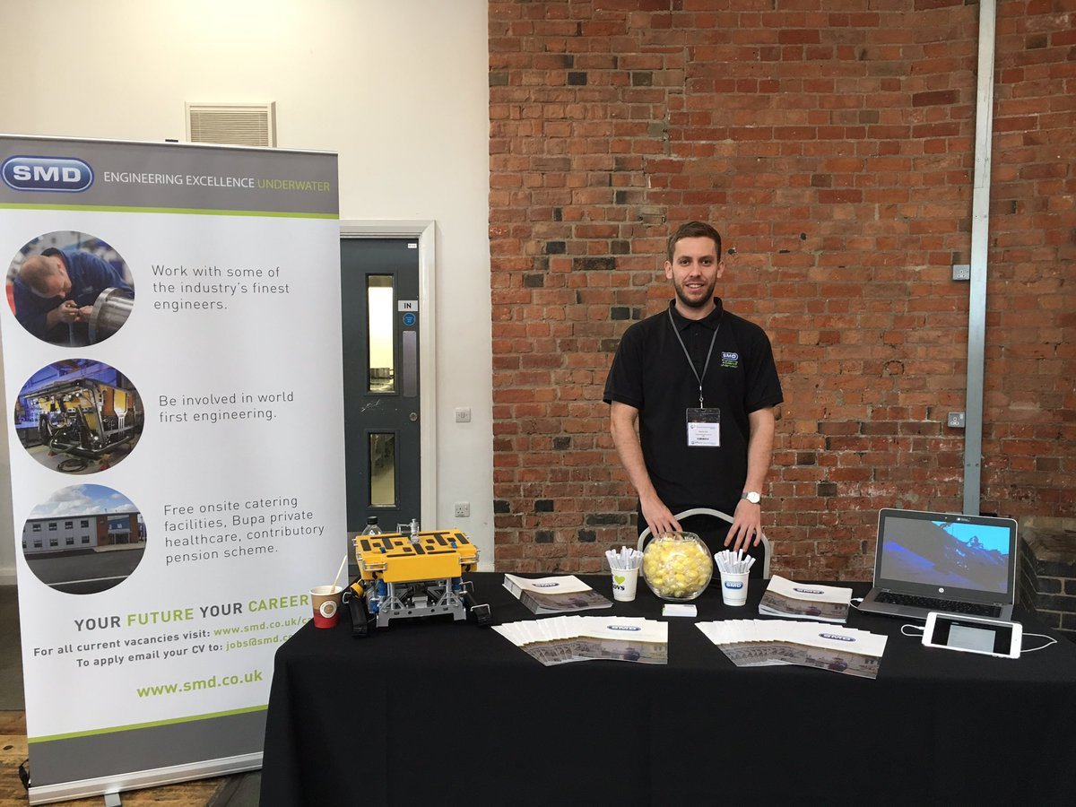 SMDWorldwide's tweet photo. Come and talk to Dominic, our graduate mechanical engineer at the #GradEngShow on stand OR24! @gradengshow https://t.co/1F4igL3us4