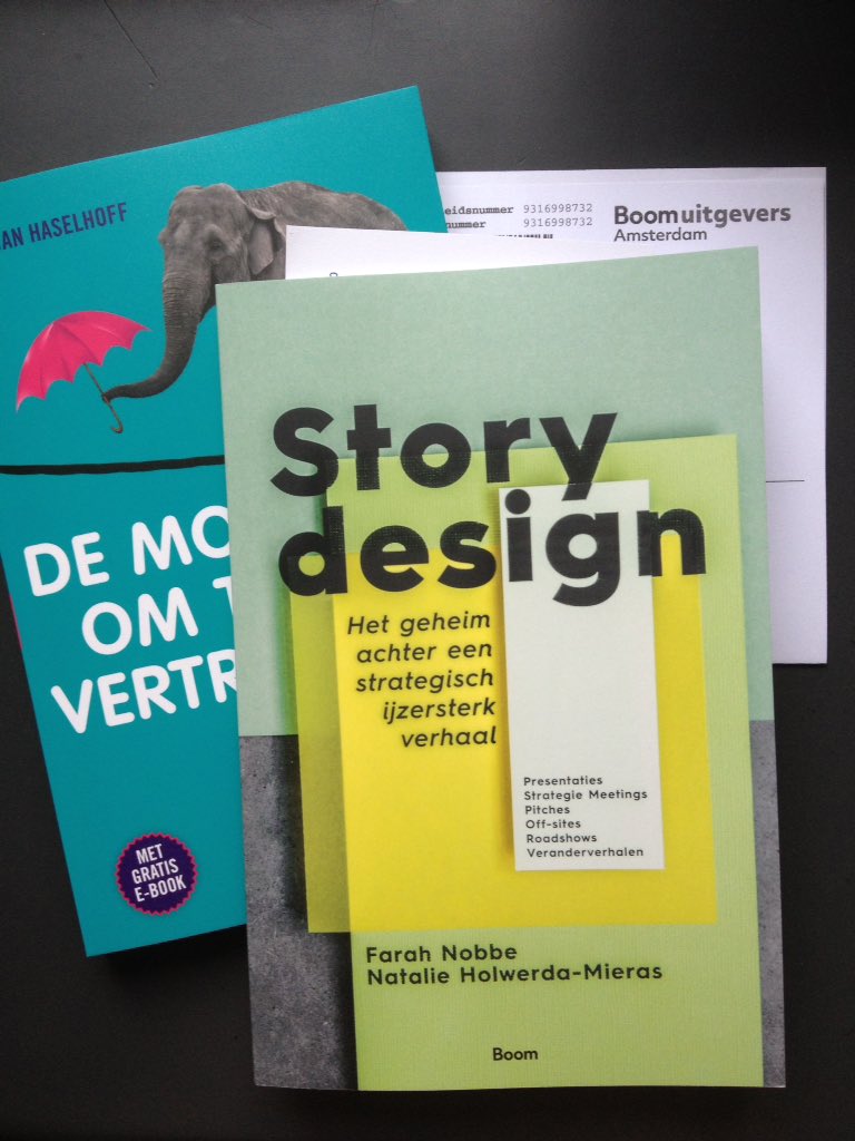 beeldentekst's tweet photo. Wat attent van Uitgeverij Boom: ik krijg boeken opgestuurd waarvoor ik de redactie heb gedaan     @Businezz_NL https://t.co/f6NKD9wzXJ