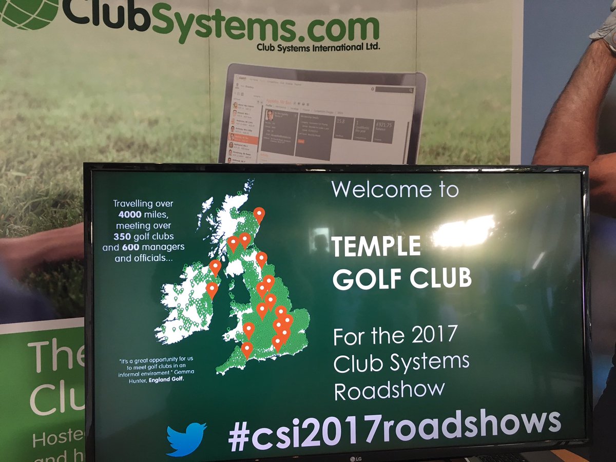 A stunning morning at <a href="/TempleGC/">Temple Golf Club</a> for our 2nd south of England #csi2017roadshow expecting a great turnout #lovegolf