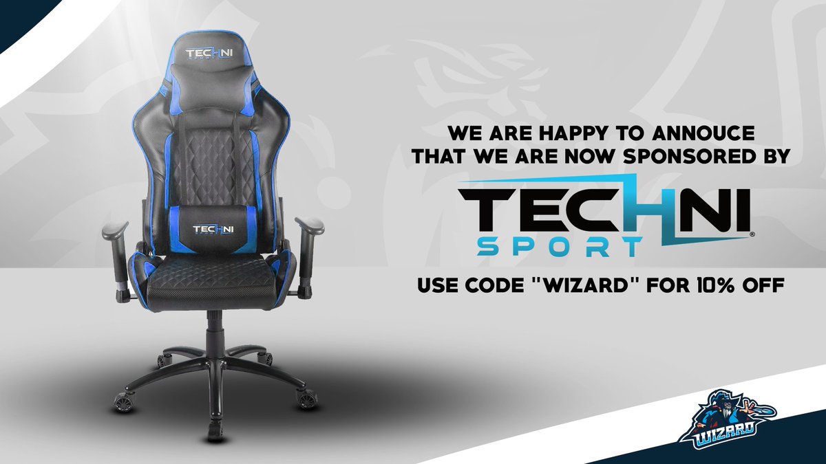 WizardEsportsGG's tweet photo. Welcome @TechniSport as the official gaming chair provider for Wizard Esports! #WZRD #TechniSport https://t.co/ncpXzlkPVh