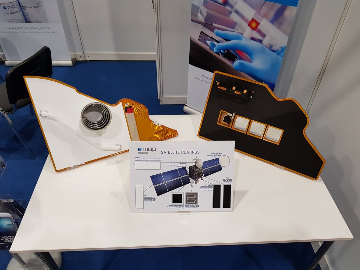 MAP_coatings's tweet photo. Come and visit us @ our booth K60! @SpaceTechExpoEU https://t.co/ouLhDtFIQ9