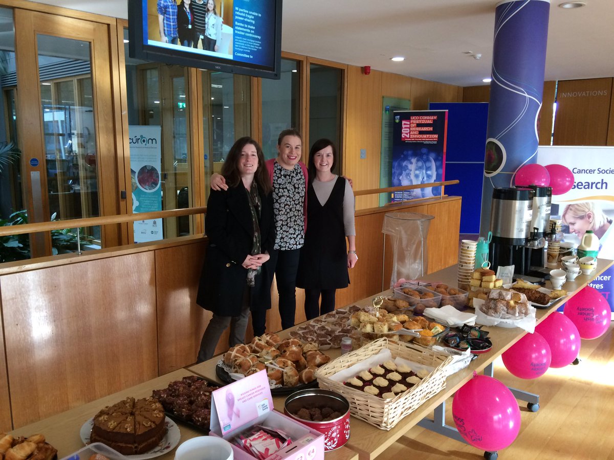 OPTI_PREDICT's tweet photo. Getting set up for #cbtlab bake sale in #cupsforcancer @UCD_Conway foyer @OPTI_PREDICT @BREAST_PREDICT @IrishCancerSoc https://t.co/JJq6JW1h3J