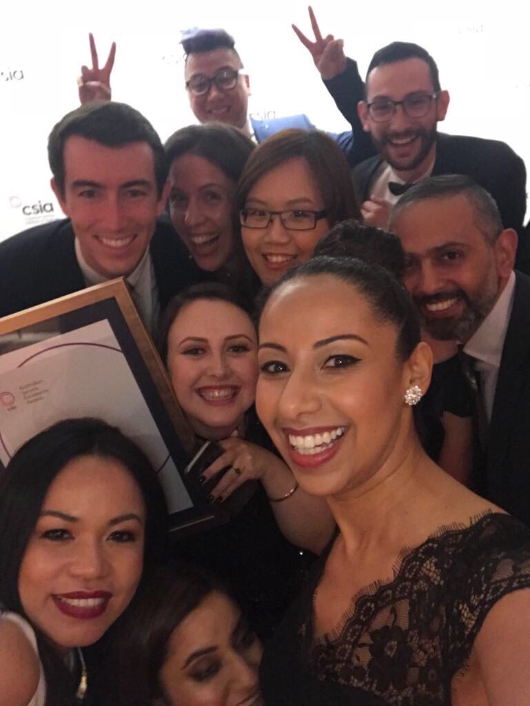 QuickBooksAU's tweet photo. Winners! 2017 Service Excellence in a Small Contact Centre. @CSIA_AU #CSIA2017 https://t.co/mQmwBy5l2X