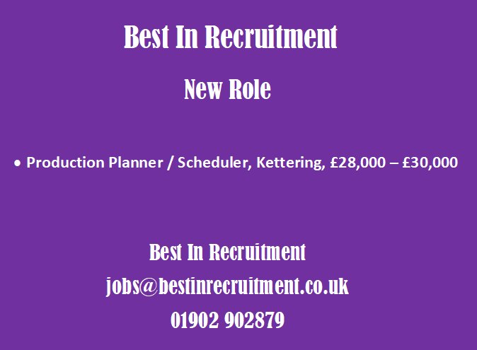 BestinRecruit's tweet photo. An exciting opportunity with a forward-looking and dynamic company, just outside of Kettering. #WednesdayWisdom #Engineering #Jobs https://t.co/U4hZKjgGId