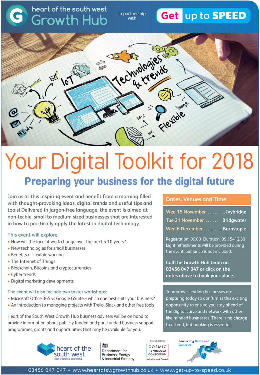 Cosmic_UK's tweet photo. Three great workshops looking into how to practically apply the latest in #digital #technology. To learn more... https://t.co/XnvZnZ7GPL https://t.co/LKbJ1xCCqg