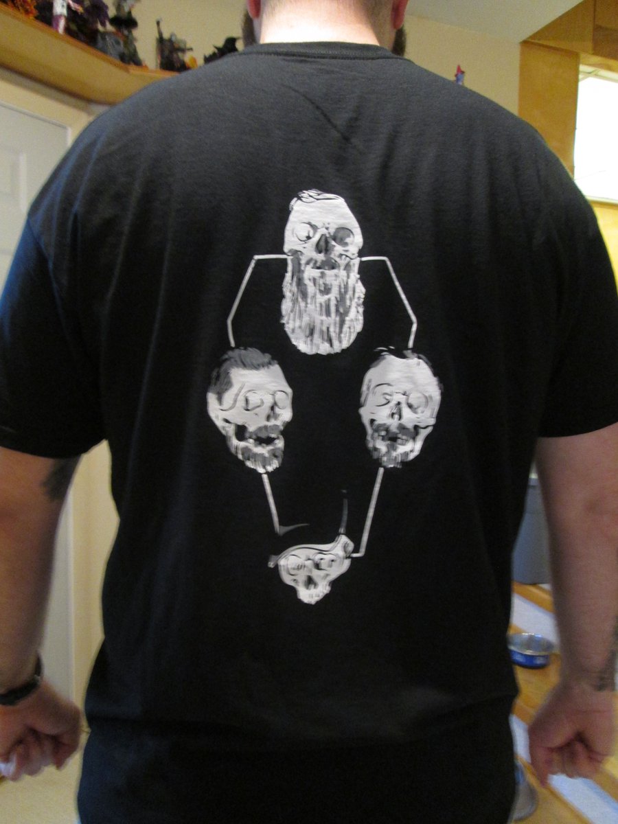 DestroyerCurt's tweet photo. Check out the new band shirts we got printed! Come out &amp; see us live, and buy one, or three! https://t.co/2LQKYWw2jR
