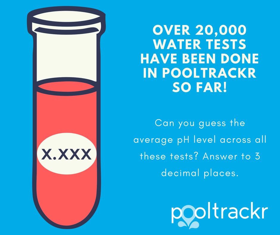 Pooltrackr's tweet image. It’s Trivia Time! Can you guess the answer? #Pooltrackr #Pooltrivia #trivia #waterchemistry