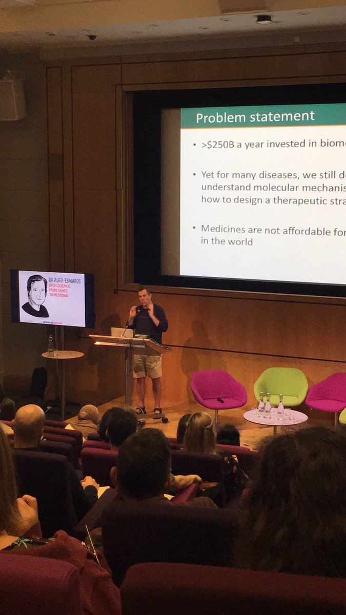 LuisaCardani's tweet photo. .@MHPHealth hearing all about #openscience for better medicine from .@aledmedwards #scidata17 https://t.co/RzISm0LIF9