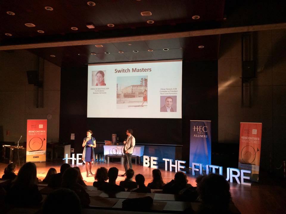 Superbe soirée <a href="/hecaufeminin/">HEC Au Féminin</a> sur l'Ere et l'Art du Switch animée par <a href="/HeleneDCDSF/">Helene deSaintFront</a> et <a href="/OlivierBettach/">Olivier Bettach</a>, 400 participants pleins d'énergie !