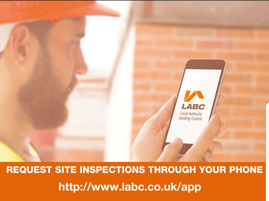 Book all your inspections and free pre-application advice through the app. labc.co.uk/app #LABC #buildingcontrol #SRBC