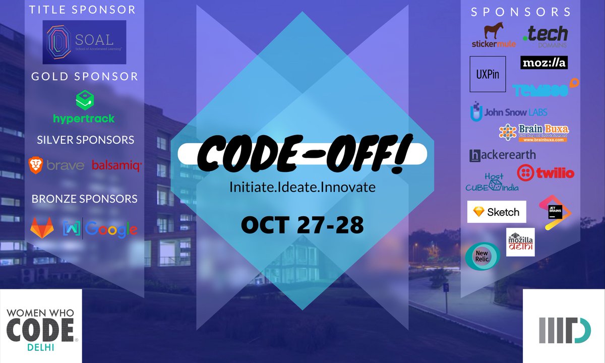 WWCode_Delhi's tweet image. We are so excited for #CodeOFF Are you?